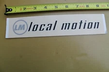 LOCAL MOTION Surfboards LM Hawaii Black Aloha Clear Vintage Surfing STICKER