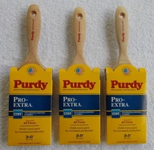 (3) NEW 3" Purdy Pro Extra Sprig Paint Brush