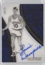 2016-17 Panini Immaculate Milestones Auto /25 Louie Dampier #M-LD Auto HOF