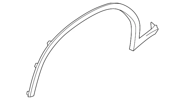 Genuine BMW 2018-2024 X3 X4 Wheel Flare 51-77-7-400-672