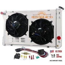 3 Row Aluminum Radiator Shroud Fan 3 Row Radiator Fan Shroud Relay