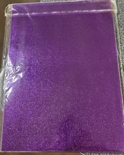 Wrapping Paper Metallic PURPLE Foil Gift Wrap 12 FOLDED SHEETS 20"x27" DIY