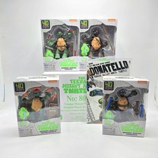 Playmates TMNT 40th Original Sketch Turtles 4 Figures Set & Comic Book & Shipper