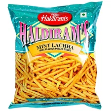 Haldiram's Mint Lachha Mint Flavor Potato Sticks, 200g/7.06 Ounce