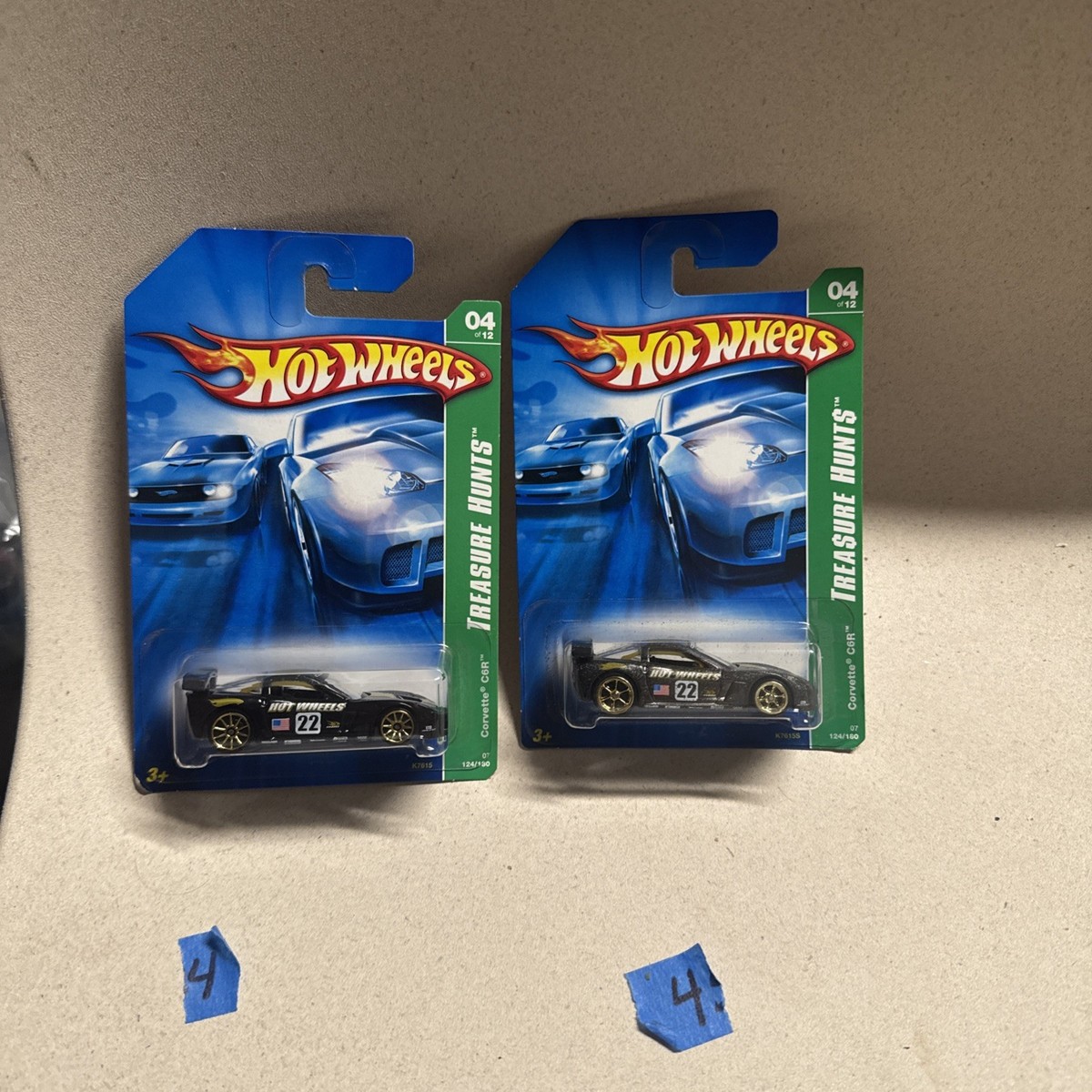 ホットウィール TREASURE HUNTS 新品 コルベットC6R Hot Wheels Super Treasure Hunt and Regular Treasure Hunt Corvette