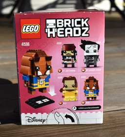 LEGO BRICK HEADZ 41596  BEAST 12 BEAUTY & THE BEAST DISNEY 116 PCS  SEALED (B17)