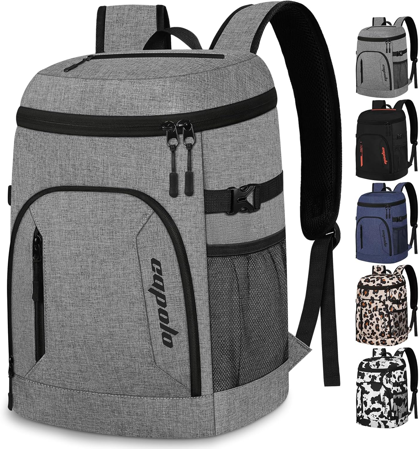 Cooler Backpack 30/45 Cans, Insulated Thermal Bag Beverage Soft Cooler Lunch Cam