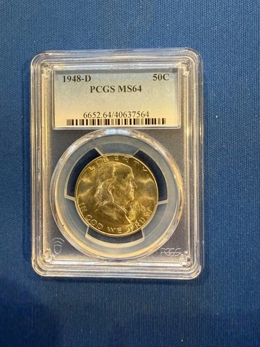 1948-D Ben Franklin Half Dollar (PCGS MS64)