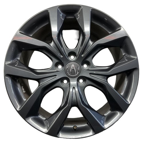 2023-2024 Acura MDX Wheel 20x9 Alloy 5 V Spoke Painted Black Factory OEM Part - Picture 1 of 21