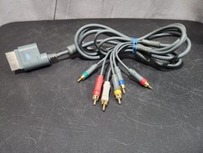 Official Microsoft Xbox 360 HD AV TV Component Composite Cable X810972 Tested