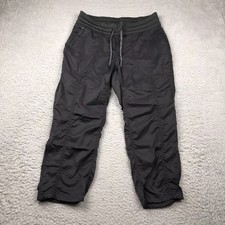 The North Face Aphrodite Capri Pants Womens M 31x22 Gray Drawstring Performance