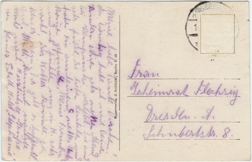 Ansichtskarte Heringsdorf Usedom Kaiser-Wilhelm-Brücke 1922 - Bild 3 von 3