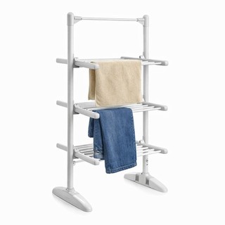 3 Tier Electrical Heated Folding Clothes Horse Airer Dryer with 24 Heated Rails