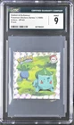 Oddish & Bulbasaur Pokemon Stickers Series 1 1999 Artbox Pr43 CGC 9