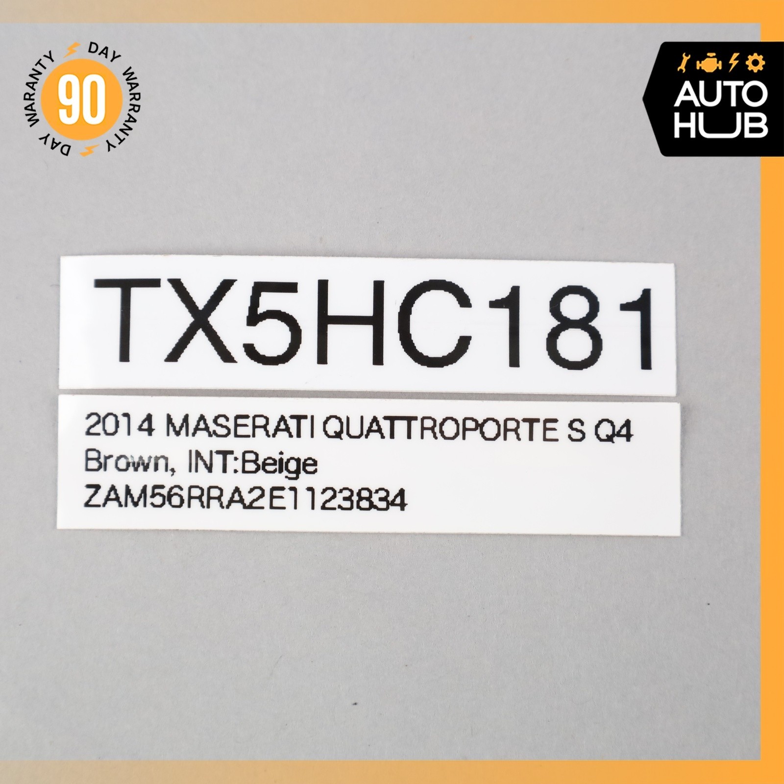 14-17 Maserati Ghibli Quattroporte S Q4 Fuel Evap Vapor Charcoal Canister OEM