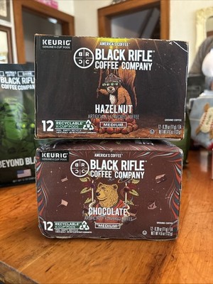 Black Rifle Coffee K Cups Chocolate & Hazelnut 12 K-cup Pods Medium Roast