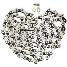 KMC X12 Chain 12-Speed Silver/Black 124 Links Compatible Shimano/Sram Eagle