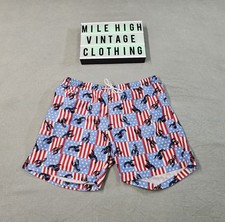 Retro Men's Swim Trunks L Swim Shorts Suit Swimwear Swimming Adults Fishcore