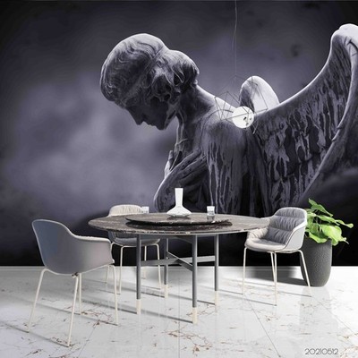 3D Angel Statue Wall Murals Wallpaper Murals Wall Sticker 13