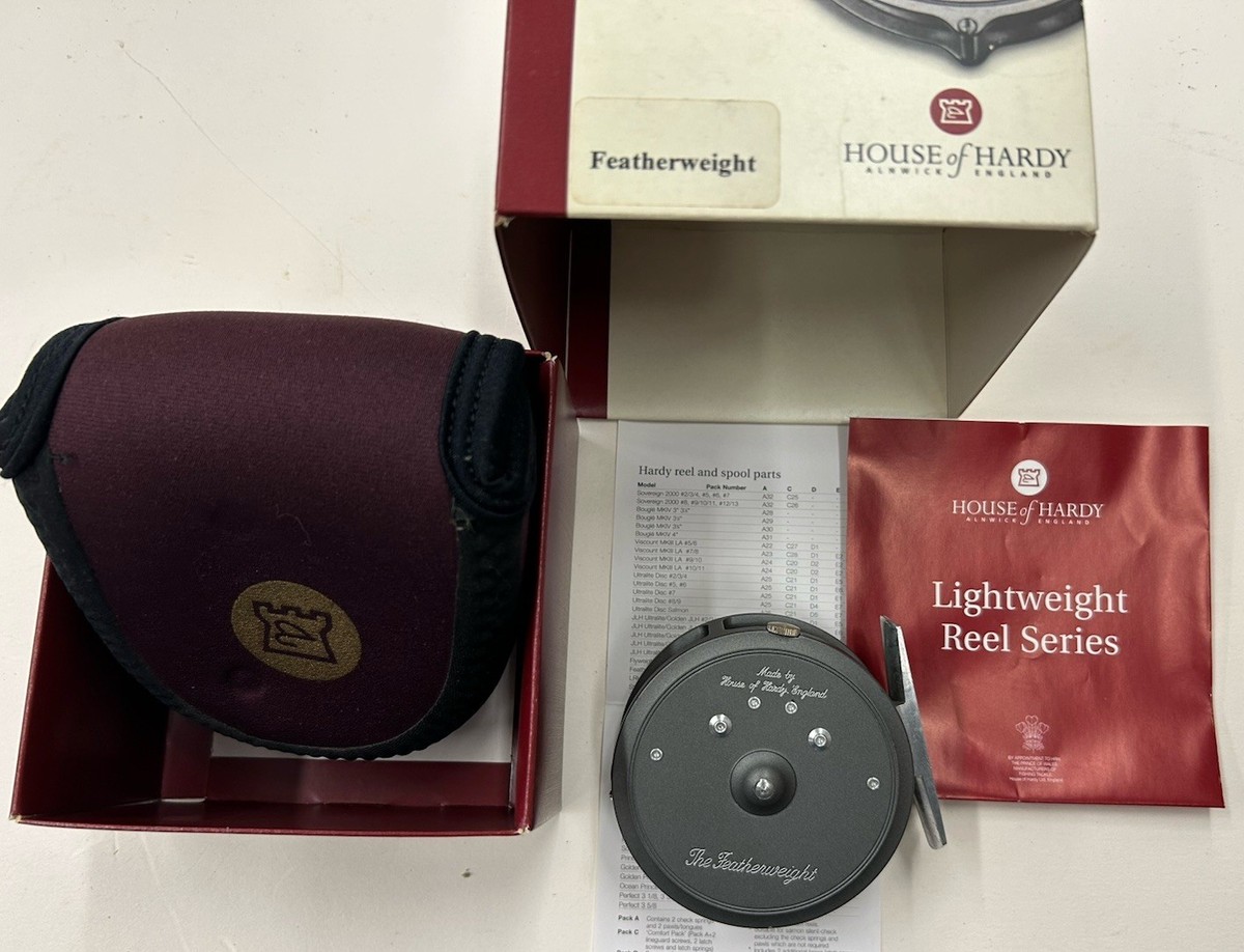 ◾️HOUSE OF HARDY ／ FEATHERWEIGHT House of Hardy “The Featherweight” Fly Fishing Reel, w/box