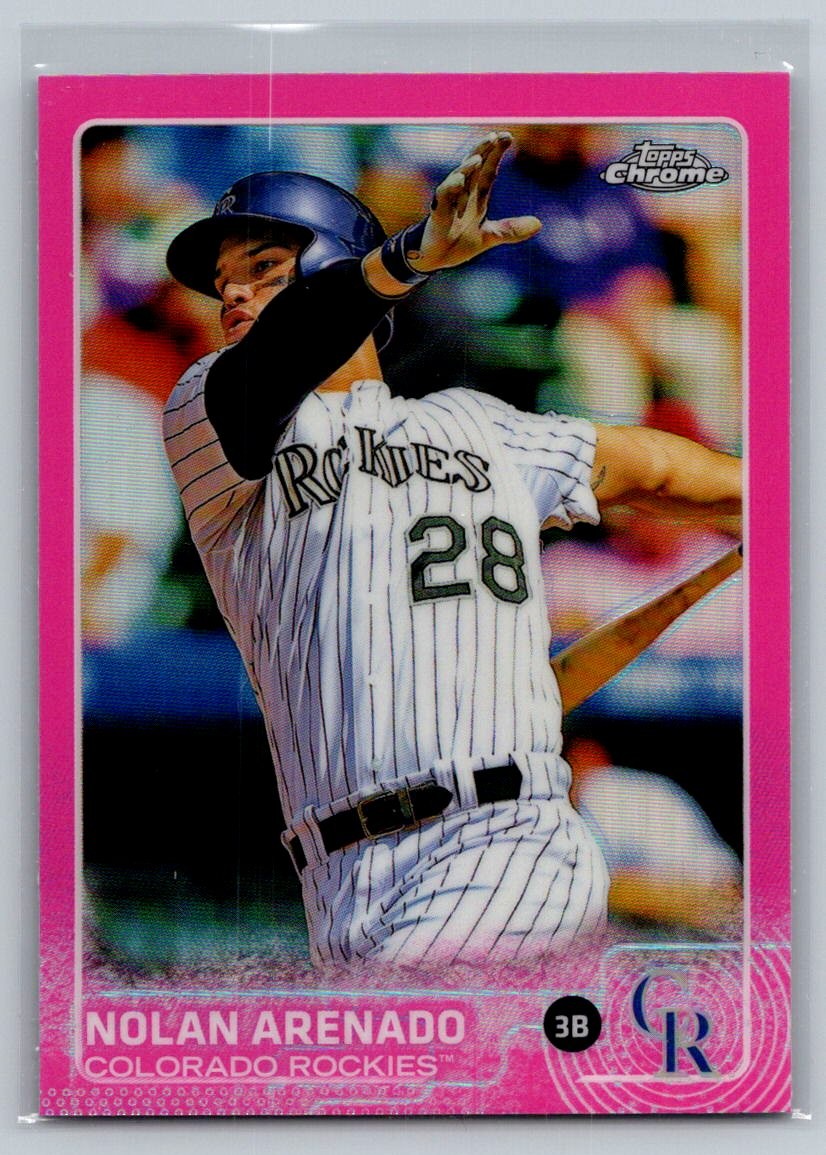 2015 Topps Chrome #66 Nolan Arenado Pink Refractor
