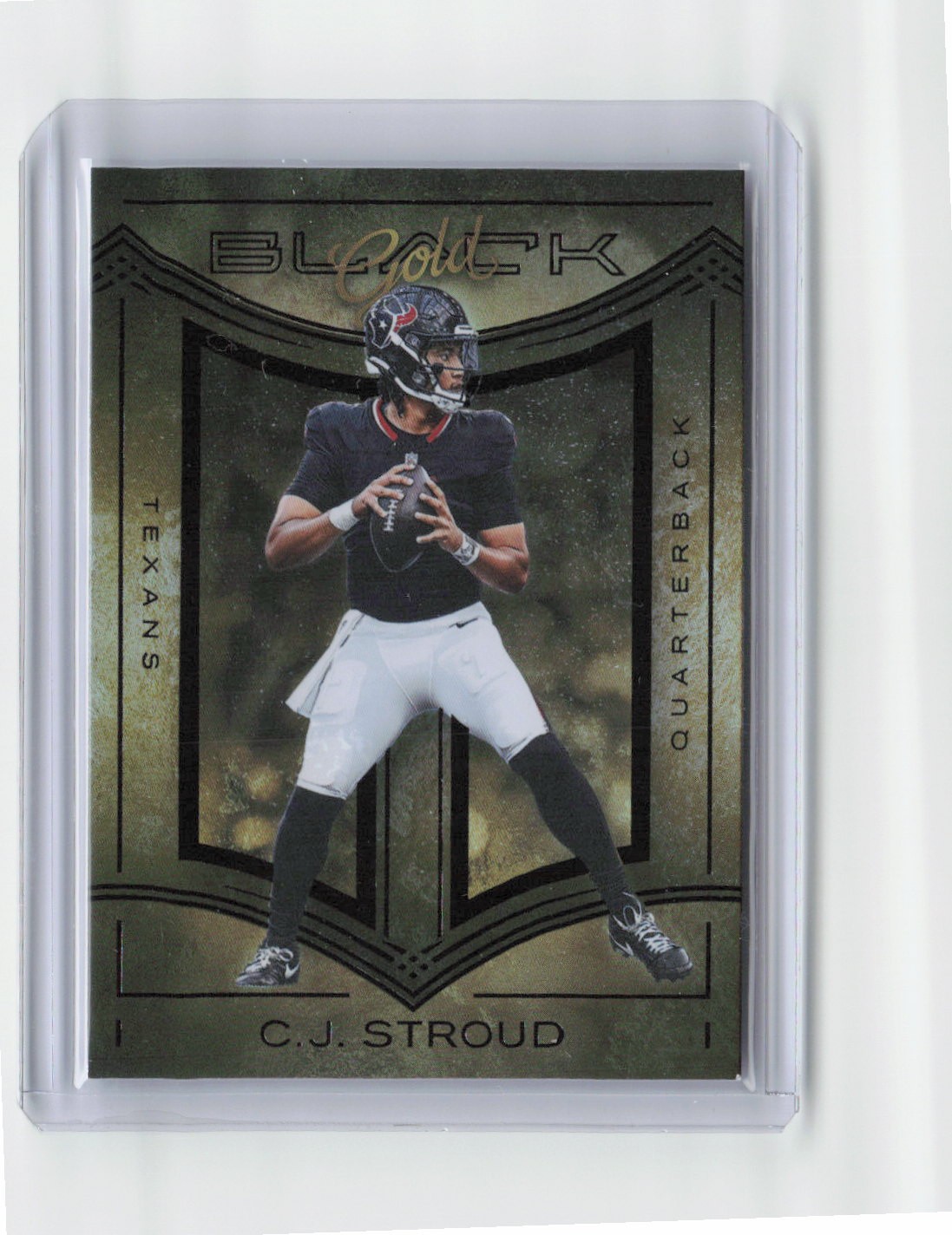 2025 Panini Black #2 C.J. Stroud Black Gold