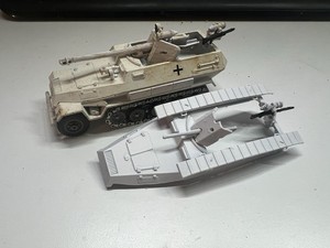 Solido WWII Hanomag Sdkfz 251 22 Pakwagen Fg1250 Tank Td 1/50 Bolt Action Custom