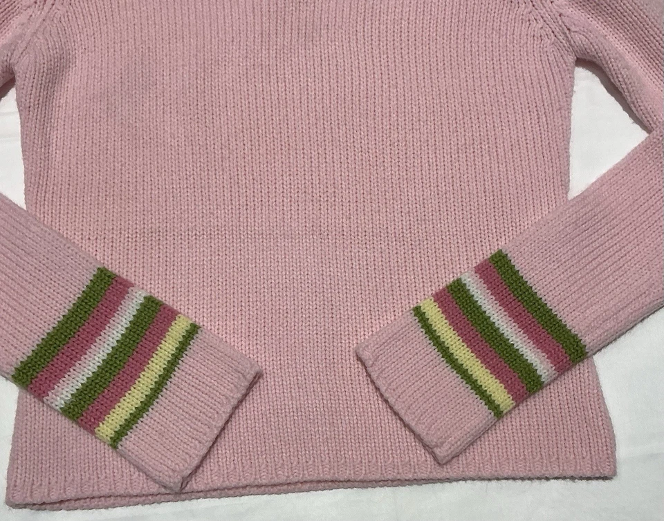 Suéter tejido Energie vintage para mujer grande rosa Y2K Foto 2 de 4