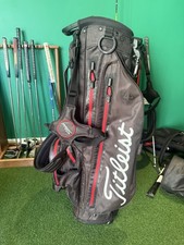 Titleist - Players 4 Plus Stadry - 4 Way Stand Bag Black/Red 