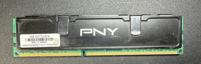 PNY 8GB DDR3 1600MHz PC3-12800 Desktop RAM CL11 DIMM 8GBH2X04E99927-15-H Tested