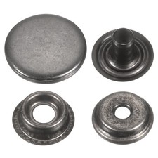 30Set Bouton-Pression 15mm Fermeture À Pression Métallique Pour Crafts, Gun