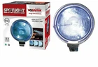 1x 24V 9" Angel Eye Blue Spotlights 3 Modes Chrome Truck 4x4 Boat Car Lights UK