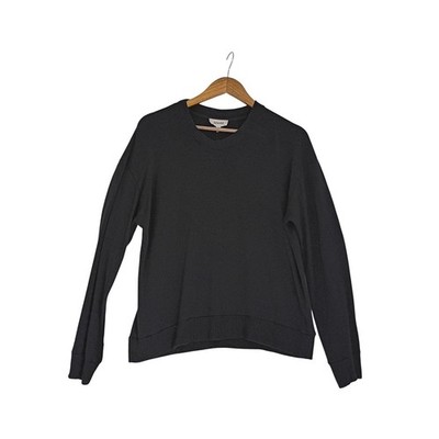 Splendid Collection Black Long Sleeve Crew Neck Knit Sweater Top Womens Medium
