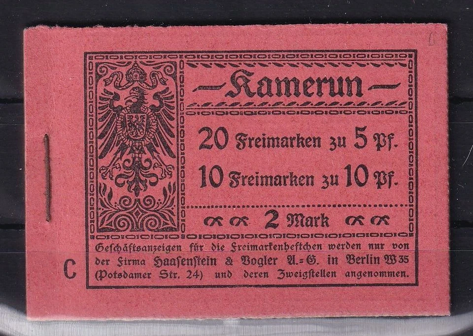 Deutsche Kolonien Kamerun MH 3 A postfrisch Markenheftchen #DGA90 - Bild 1 von 1