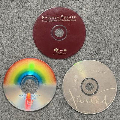 Britney Spears Janet Jackson Mariah Carey Pop Music 3 CD Only Lot
