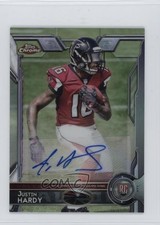 2015 Topps Chrome Mini Rookies Refractor Auto Justin Hardy #149 Auto 0e23
