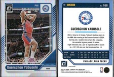 🏀 2024-25 Panini-Donruss Optic - Guerschon Yabusele 76ers #168 Prizm 