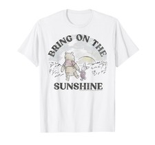 Disney Winnie The Pooh Piglet And Pooh Calling For Sunshine T-Shirt_