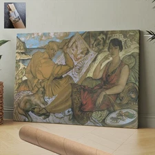 Women Stanislaw Witkiewicz Poland Art Nouveau Figurative Print 30X20 Inch