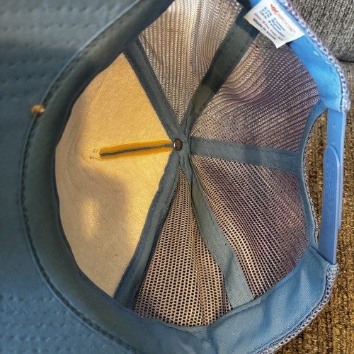 Partners-1 Vintage Trucker Hat Yupoong Snapback Cap Mesh Blue One Size - Picture 8 of 10