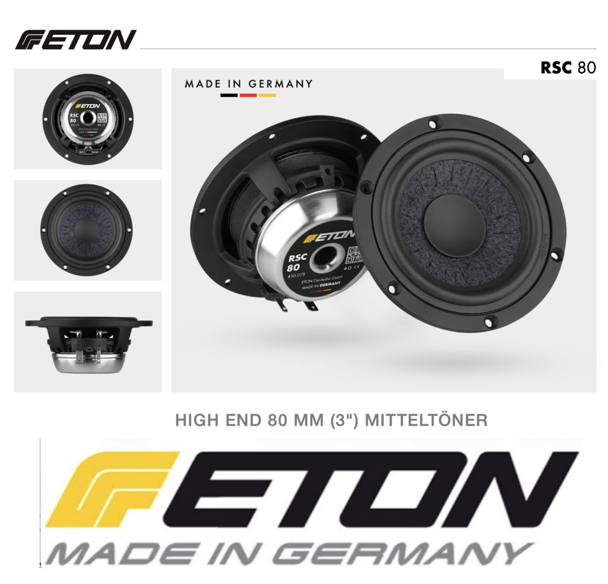 ETON RSC 80 Midrange 8cm (3