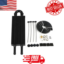 Universal 516 Transmission Power Steering Cooler Kit - 2 Pass Tube Fin Al