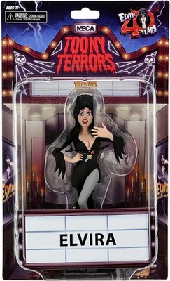 NECA Toony Terrors Elvira Mistress of Darkness Elvira 6 inch Figur AUF LAGER