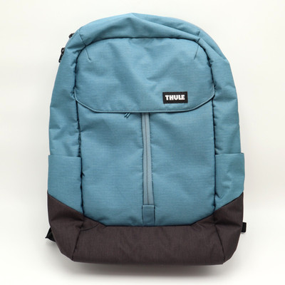 Thule Lithos 20L Backpack Padded Laptop Bag Blue Nylon Lightweight Multi Pocket
