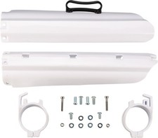 TT600S/E Replika-Gabelschützer-Set weiß inkl. Befestigungsmaterial Wellenhalter