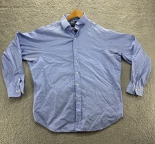 Polo Ralph Lauren Shirt Mens Size 18 Regent Classic Fit Button Down Dress Shirt
