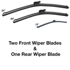 Audi Q5 2008 - 2017 Front and Rear Windscreen Wiper Blades