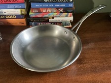 Tyler Florence Stainless 10.5" Skillet Stir Fry Saute Pot French Chef's Pan