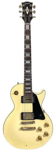 GRECO RR-55 Les Paul Custom Vintage Guitar White Made in Japan