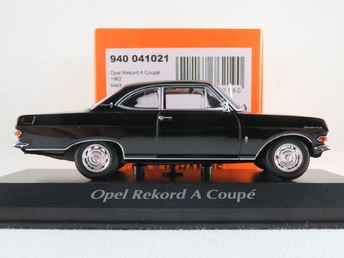 Maxichamps 940 041021 Opel Rekord A Coupé (1962) in schwarz 1:43 NEU/OVP - Bild 10 von 11